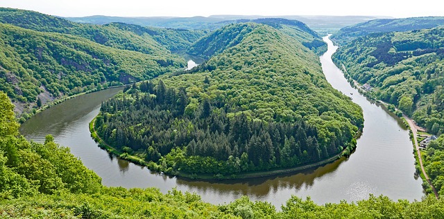 Saarland Mäander Natur